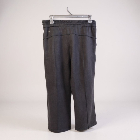 Lululemon Softstreme High Rise Straight Leg Crop Pants Black 8 - Picture 7 of 7